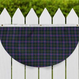 ScotsTee Shop Scottish McCallum of Berwick Modern Tartan Non-Pleated Fan Flag Bunting Banner