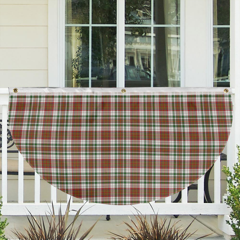 ScotsTee Shop Scottish McAlister Dress Ancient Tartan Non-Pleated Fan Flag Bunting Banner