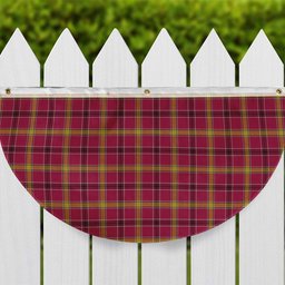 ScotsTee Shop Scottish O'Meehan Tartan Non-Pleated Fan Flag Bunting Banner