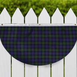 ScotsTee Shop Scottish MacTaggart Tartan Non-Pleated Fan Flag Bunting Banner