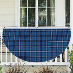ScotsTee Shop Scottish MacRae of America Modern Tartan Non-Pleated Fan Flag Bunting Banner