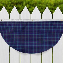 ScotsTee Shop Scottish Kirkcaldy Tartan Non-Pleated Fan Flag Bunting Banner