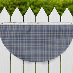 ScotsTee Shop Scottish Tweedie Tartan Non-Pleated Fan Flag Bunting Banner