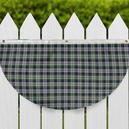 ScotsTee Shop Scottish MacNachten Dress Tartan Non-Pleated Fan Flag Bunting Banner