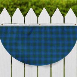 ScotsTee Shop Scottish Sutherland Hunting Modern Tartan Non-Pleated Fan Flag Bunting Banner