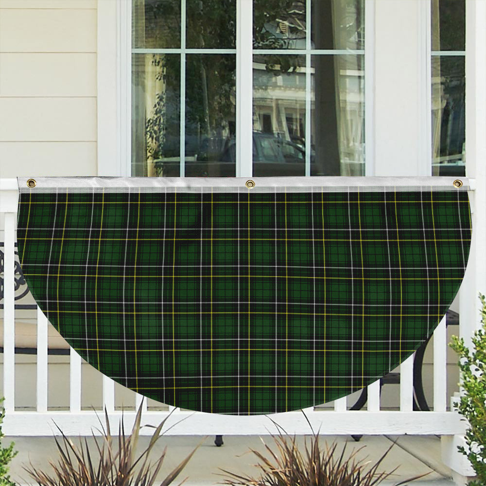 ScotsTee Shop Scottish MacAlpine Modern Tartan Non-Pleated Fan Flag Bunting Banner