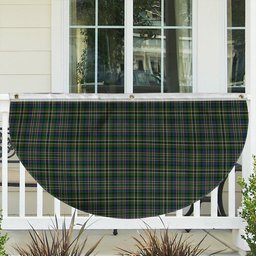 ScotsTee Shop Scottish Scott Green Tartan Non-Pleated Fan Flag Bunting Banner