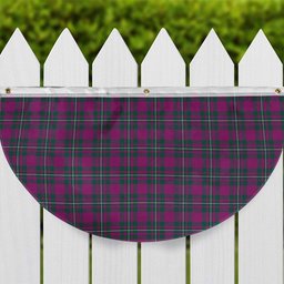 ScotsTee Shop Scottish Gregor Hunting Modern Tartan Non-Pleated Fan Flag Bunting Banner
