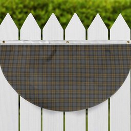 ScotsTee Shop Scottish Outlander 3 Tartan Non-Pleated Fan Flag Bunting Banner