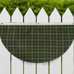 ScotsTee Shop Scottish Hamilton of Brandon Tartan Non-Pleated Fan Flag Bunting Banner