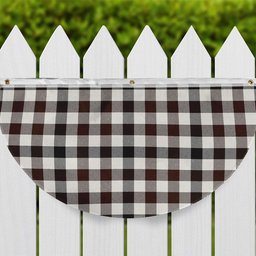 ScotsTee Shop Scottish Hogg Modern Tartan Non-Pleated Fan Flag Bunting Banner