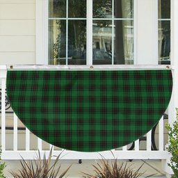ScotsTee Shop Scottish Halkett Tartan Non-Pleated Fan Flag Bunting Banner