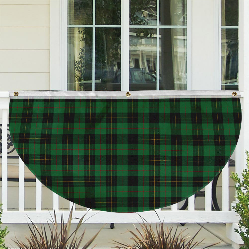 ScotsTee Shop Scottish McArthur-Fox Hunting Ancient Tartan Non-Pleated Fan Flag Bunting Banner
