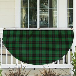 ScotsTee Shop Scottish McArthur-Fox Hunting Ancient Tartan Non-Pleated Fan Flag Bunting Banner