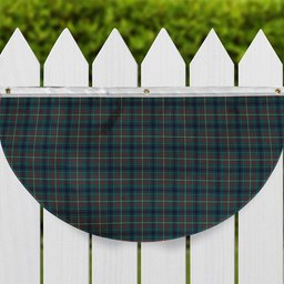 ScotsTee Shop Scottish MacConnell Modern Tartan Non-Pleated Fan Flag Bunting Banner