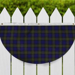 ScotsTee Shop Scottish Minnick Tartan Non-Pleated Fan Flag Bunting Banner