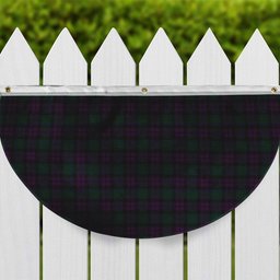 ScotsTee Shop Scottish MacArthur of Milton Hunting Tartan Non-Pleated Fan Flag Bunting Banner