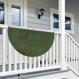ScotsTee Shop Scottish MacAlister of Glenbarr Hunting Ancient Tartan Non-Pleated Fan Flag Bunting Banner