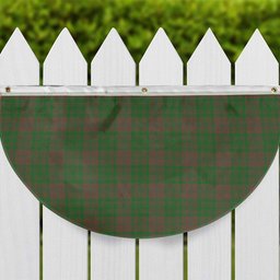 ScotsTee Shop Scottish MacAlister of Glenbarr Hunting Ancient Tartan Non-Pleated Fan Flag Bunting Banner