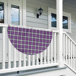 ScotsTee Shop Scottish Sinclair Dress (Dance) Ancient Clan Tartan Non-Pleated Fan Flag Bunting Banner