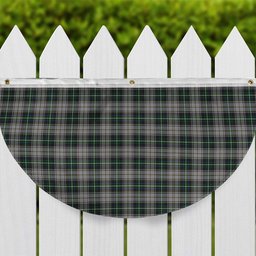 ScotsTee Shop Scottish MacSheehy Tartan Non-Pleated Fan Flag Bunting Banner