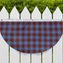 ScotsTee Shop Scottish Skirving Tartan Non-Pleated Fan Flag Bunting Banner