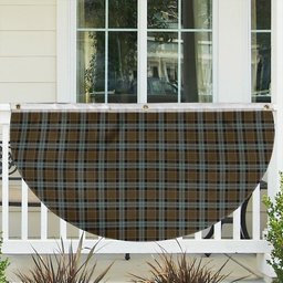 ScotsTee Shop Scottish Graham of Menteith Weathered Tartan Non-Pleated Fan Flag Bunting Banner
