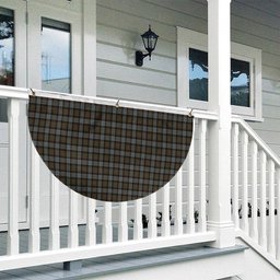 ScotsTee Shop Scottish Stewart Old Weathered Tartan Non-Pleated Fan Flag Bunting Banner