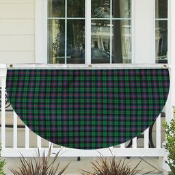 ScotsTee Shop Scottish Urquhart Broad Red Ancient Tartan Non-Pleated Fan Flag Bunting Banner