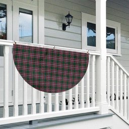 ScotsTee Shop Scottish MacFarlane Hunting Modern Tartan Non-Pleated Fan Flag Bunting Banner