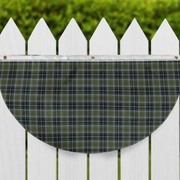 ScotsTee Shop Scottish MacBean Hunting Tartan Non-Pleated Fan Flag Bunting Banner