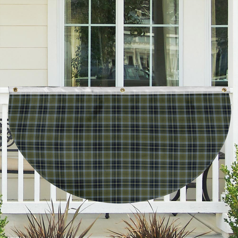 ScotsTee Shop Scottish MacBean Hunting Tartan Non-Pleated Fan Flag Bunting Banner