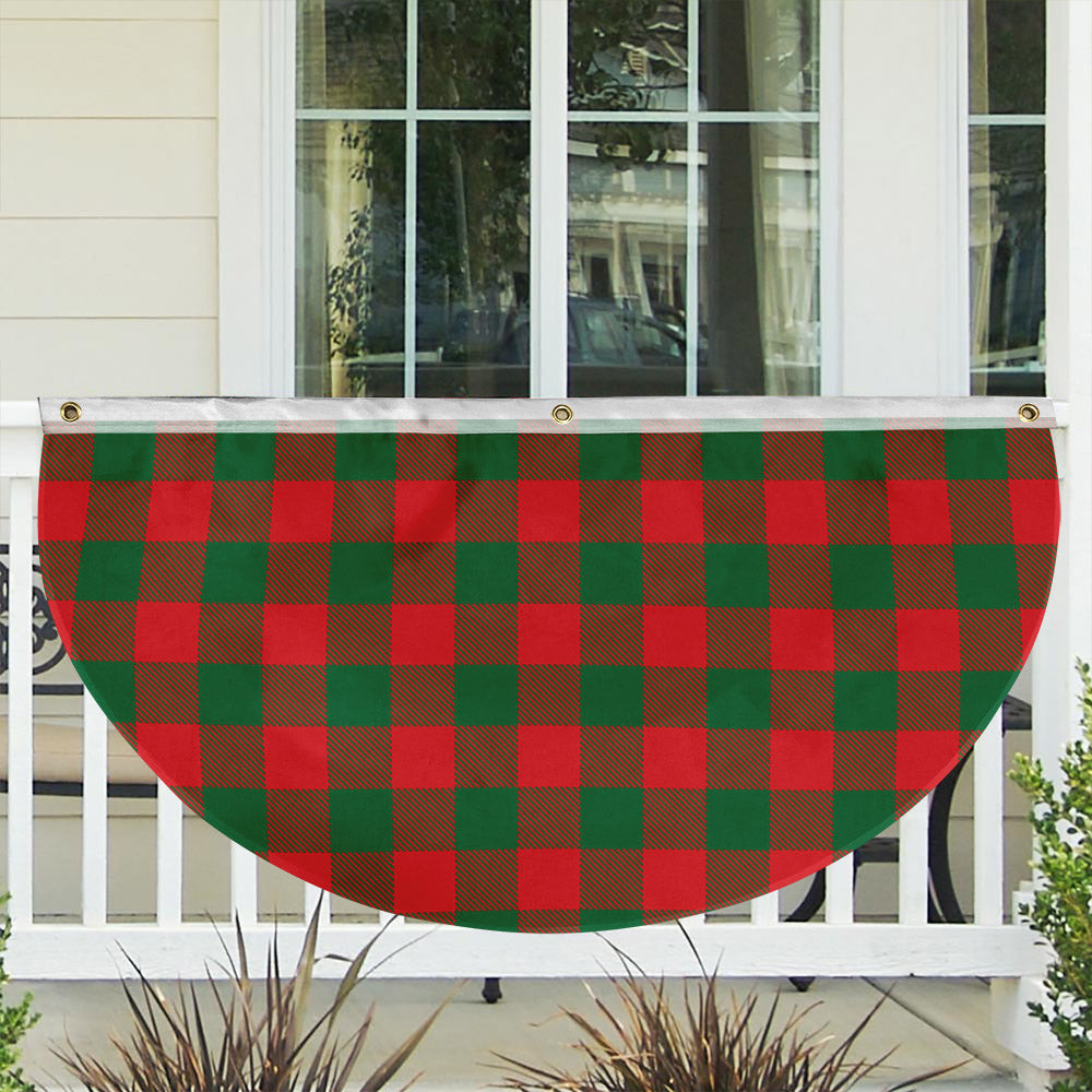 ScotsTee Shop Scottish Moncrieffe SC Tartan Non-Pleated Fan Flag Bunting Banner