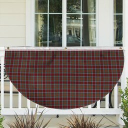 ScotsTee Shop Scottish McBain Chief Tartan Non-Pleated Fan Flag Bunting Banner