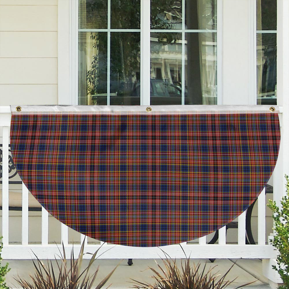 ScotsTee Shop Scottish Ogilvie 6 Tartan Non-Pleated Fan Flag Bunting Banner