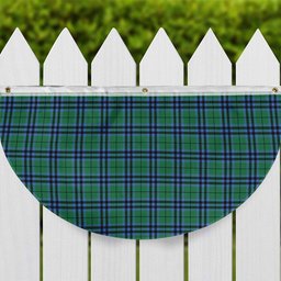 ScotsTee Shop Scottish Keith Ancient Tartan Non-Pleated Fan Flag Bunting Banner