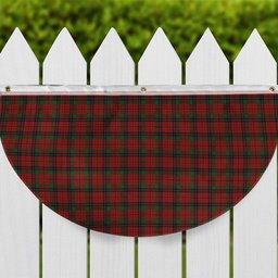 ScotsTee Shop Scottish Nicolson Lochcarron Tartan Non-Pleated Fan Flag Bunting Banner