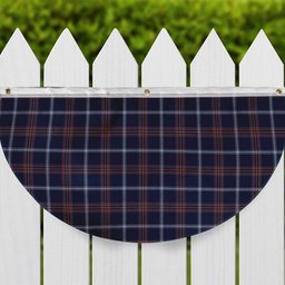 ScotsTee Shop Scottish Jewish Modern Clans Tartan Non-Pleated Fan Flag Bunting Banner
