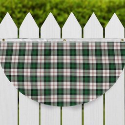 ScotsTee Shop Scottish Ross Arisaid Ancient Tartan Non-Pleated Fan Flag Bunting Banner