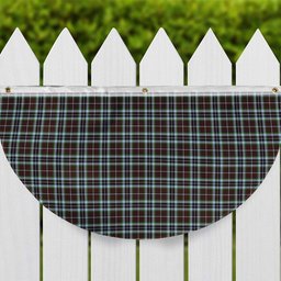 ScotsTee Shop Scottish MacThomas Hunting Modern Tartan Non-Pleated Fan Flag Bunting Banner
