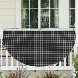 ScotsTee Shop Scottish MacThomas Hunting Modern Tartan Non-Pleated Fan Flag Bunting Banner