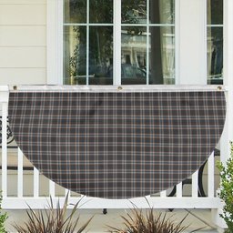 ScotsTee Shop Scottish Harris Mist Tartan Non-Pleated Fan Flag Bunting Banner