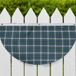 ScotsTee Shop Scottish McDowall Modern Tartan Non-Pleated Fan Flag Bunting Banner