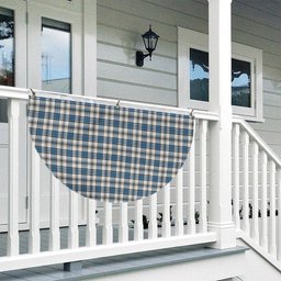 ScotsTee Shop Scottish Hannay Ancient Tartan Non-Pleated Fan Flag Bunting Banner