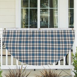 ScotsTee Shop Scottish Hannay Ancient Tartan Non-Pleated Fan Flag Bunting Banner
