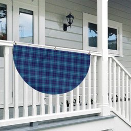 ScotsTee Shop Scottish Manx Cornaa Tartan Non-Pleated Fan Flag Bunting Banner