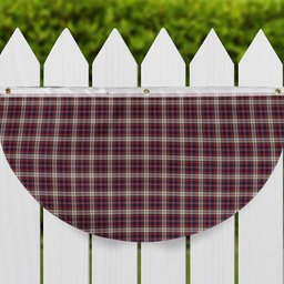 ScotsTee Shop Scottish McFarlane Dress Tartan Non-Pleated Fan Flag Bunting Banner