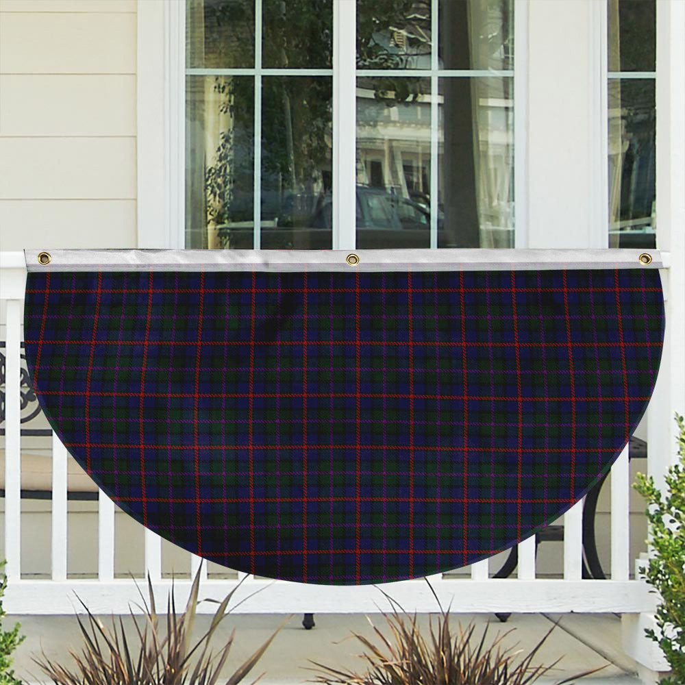 ScotsTee Shop Scottish MacCaughan or MacEachain Tartan Non-Pleated Fan Flag Bunting Banner