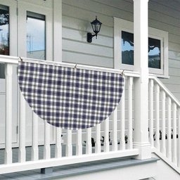 ScotsTee Shop Scottish Hannay Modern Tartan Non-Pleated Fan Flag Bunting Banner