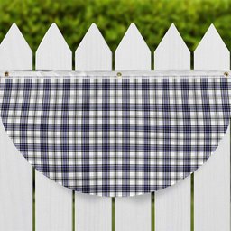 ScotsTee Shop Scottish Hannay Modern Tartan Non-Pleated Fan Flag Bunting Banner